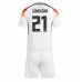 Maillot de foot Allemagne Ilkay Gundogan #21 Domicile vêtements enfant Europe 2024 Manches Courtes (+ pantalon court)